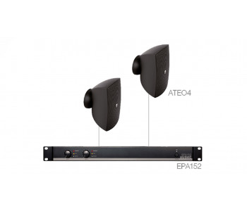 Акустическая система 2 настенных динамика Audac ATEO4х2 низкоомная 70Вт